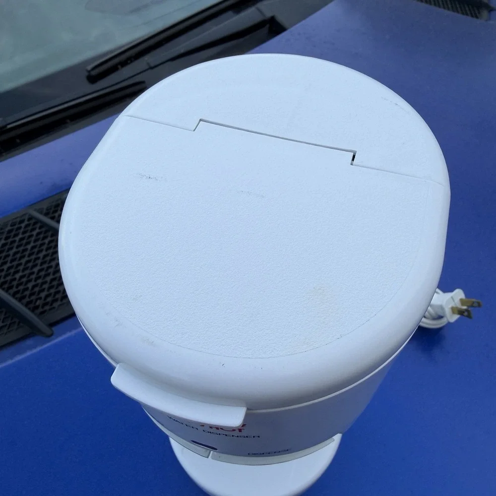 Sunbeam Hot Shot White Hot Water Dispenser #3211 Cleaned Tested Working RV